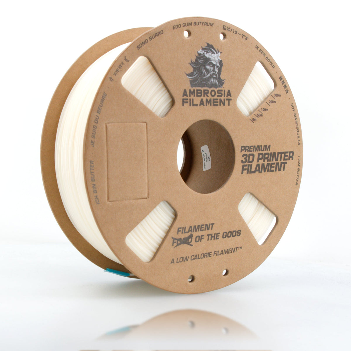 AMBROSIA ASA Filament of the Gods - 1KG Bambu AMS Friendly Cardboard Spools Premium 3D Printing Filament House ASA