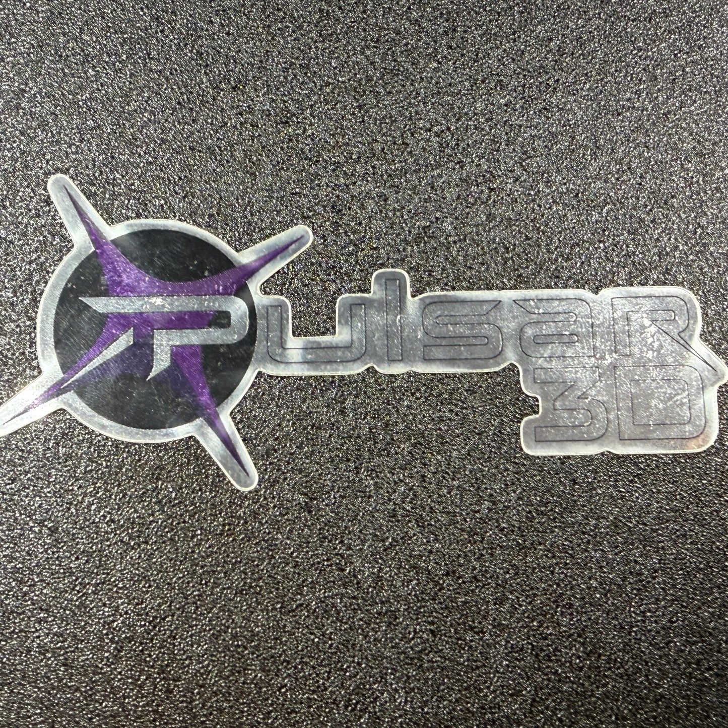 Pulsar3D Sticker – 4" x 2" Mirror Finish