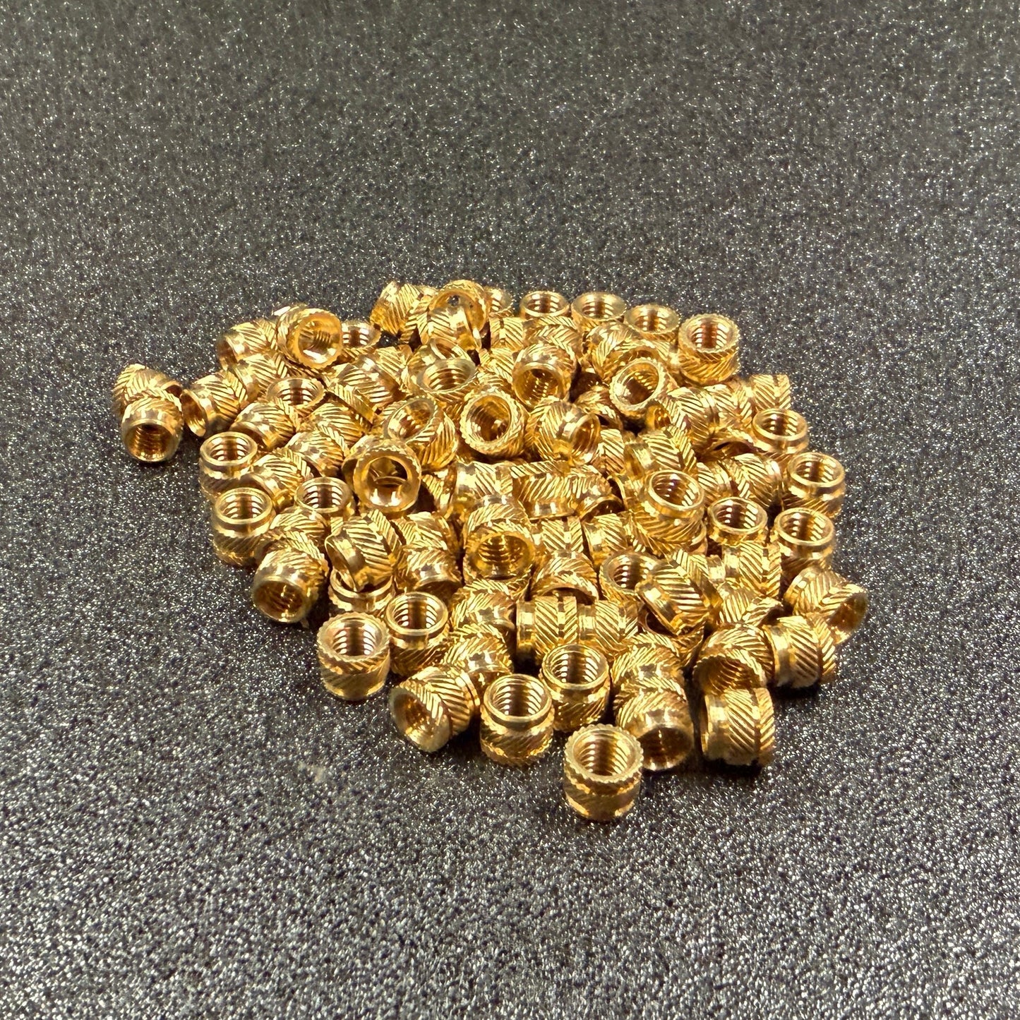 M5x5.8x7 Brass Heat Set Insert - 100 Pack