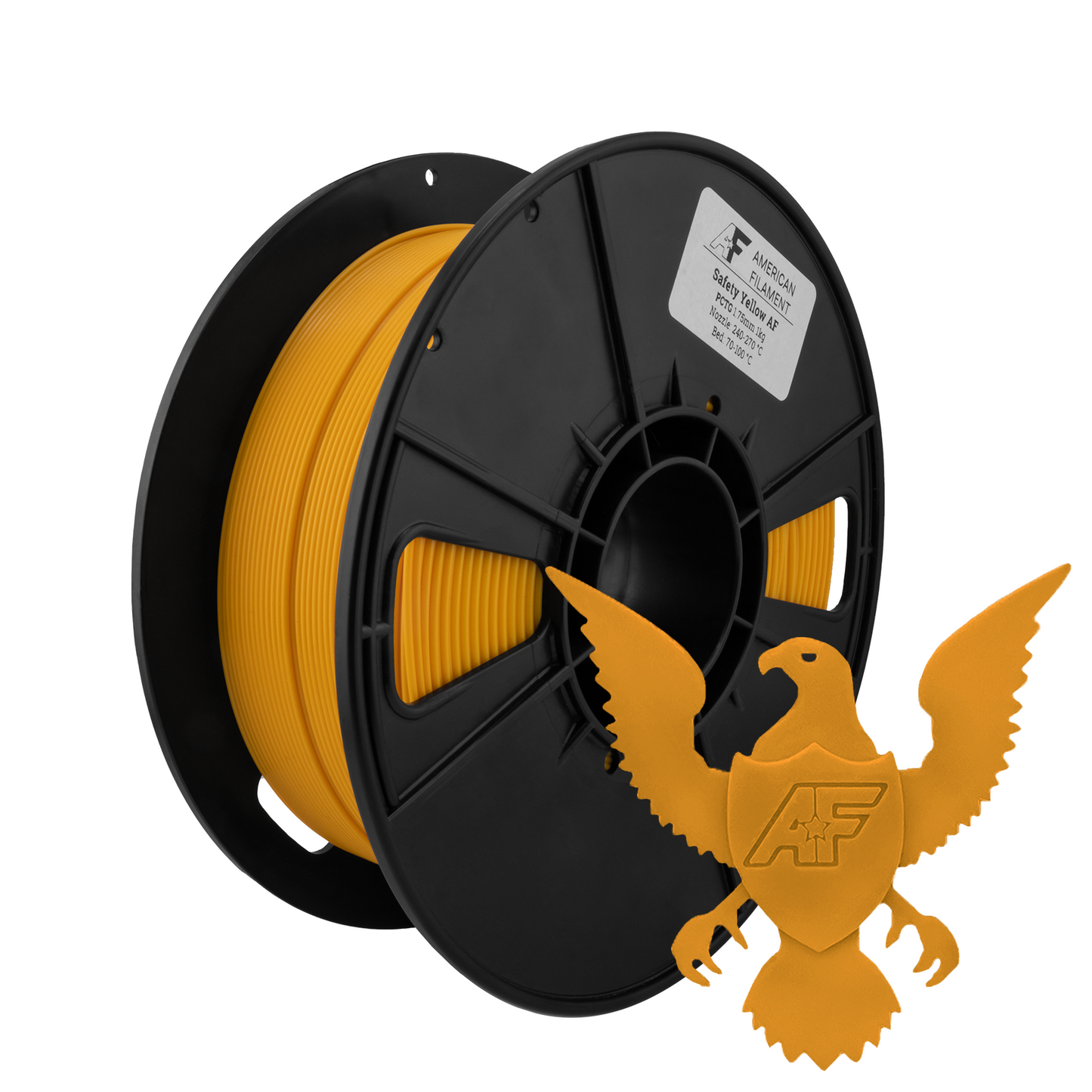 Safety Yellow AF 1.75mm PCTG Filament Made in the USA!