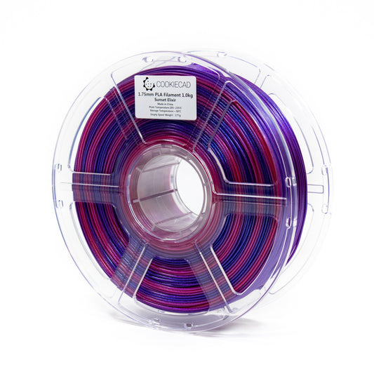 Sunset Elixir (blue → purple → magenta) PLA Filament 1.75mm, 1kg
