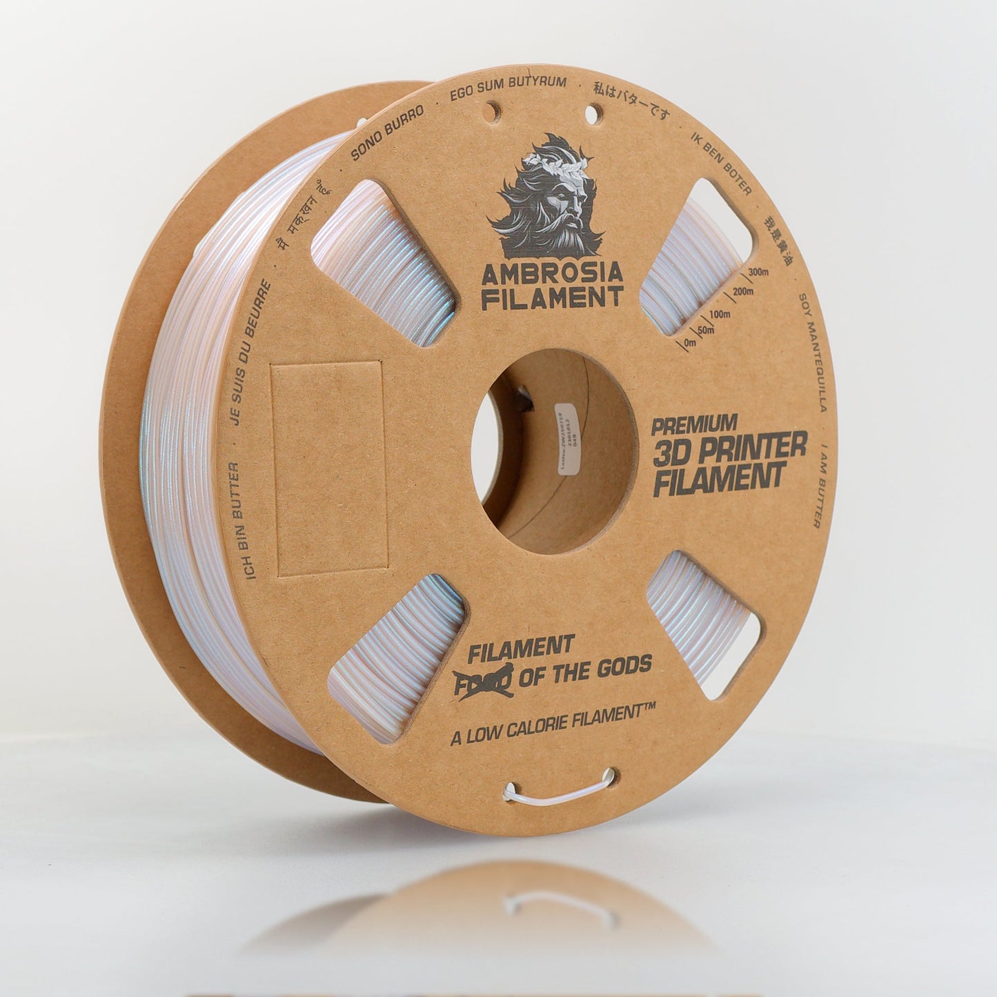 AMBROSIA Dolos Color Shifting ASA Filament of the Gods - 1KG Bambu AMS Friendly Cardboard Spools Premium 3D Printing Filament